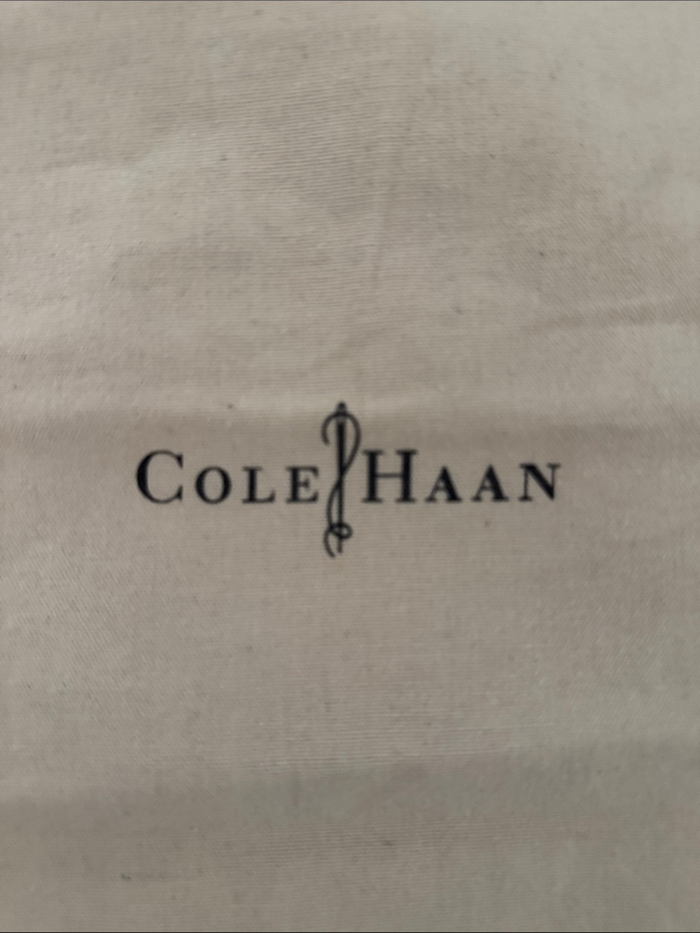 Cole Haan Beige Canvas Drawstring Shoe Bags, Pair - Picture 2 of 5